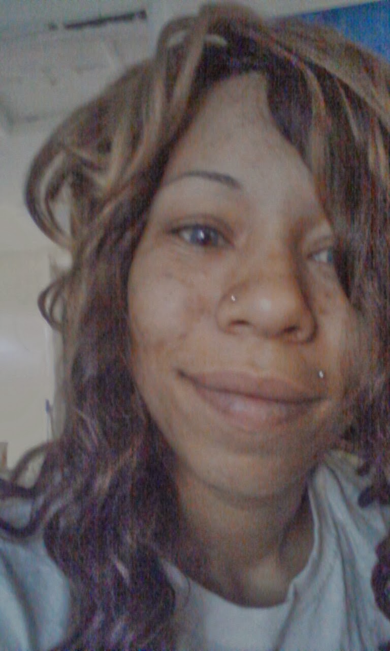 Selfie with curly hair