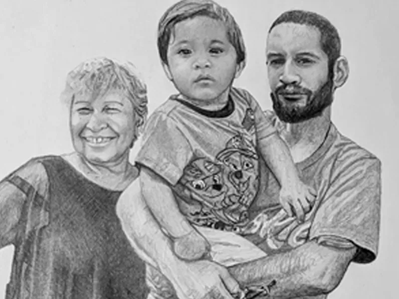 Lazaro Memorial - Pencil Drawing