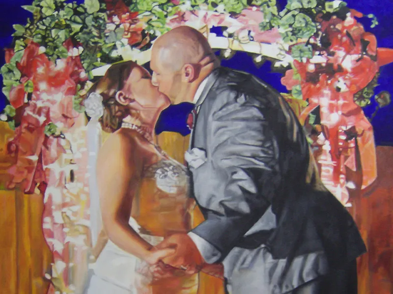 Leonidas + Jillian - Oil Painting